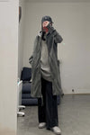 BORIS BIDJAN SABERI FMV00014 hooded jacket PBBS30 dark gray cotton